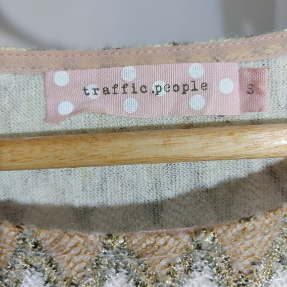 Traffic People Retro Herringbone 3/4 Sleeve - Picture 5 of 9